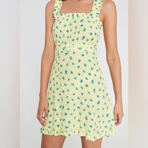 Faithfull the brand mini Dress floral size 2 xs